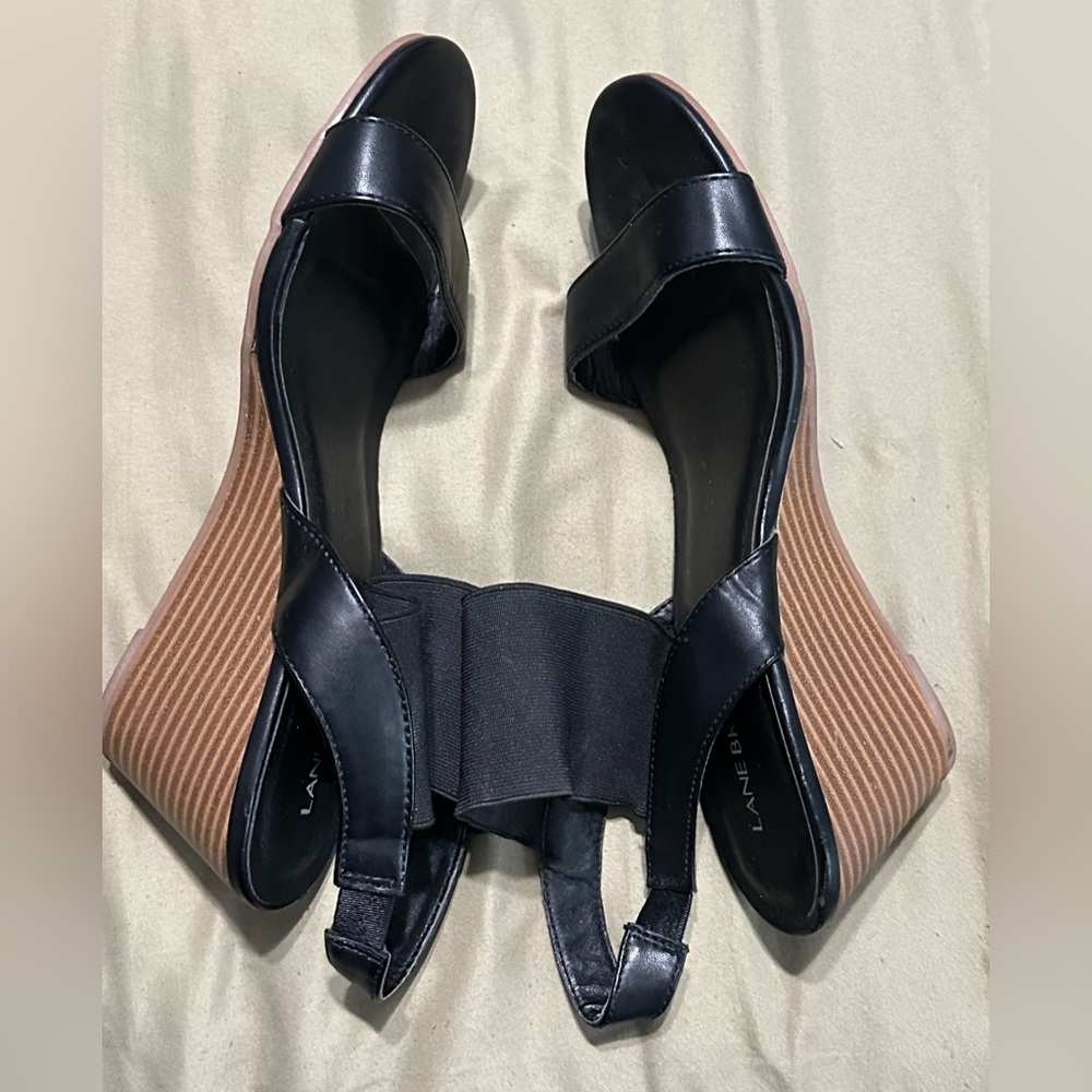 Lane Bryant Black Wedges - Picture 2 of 5